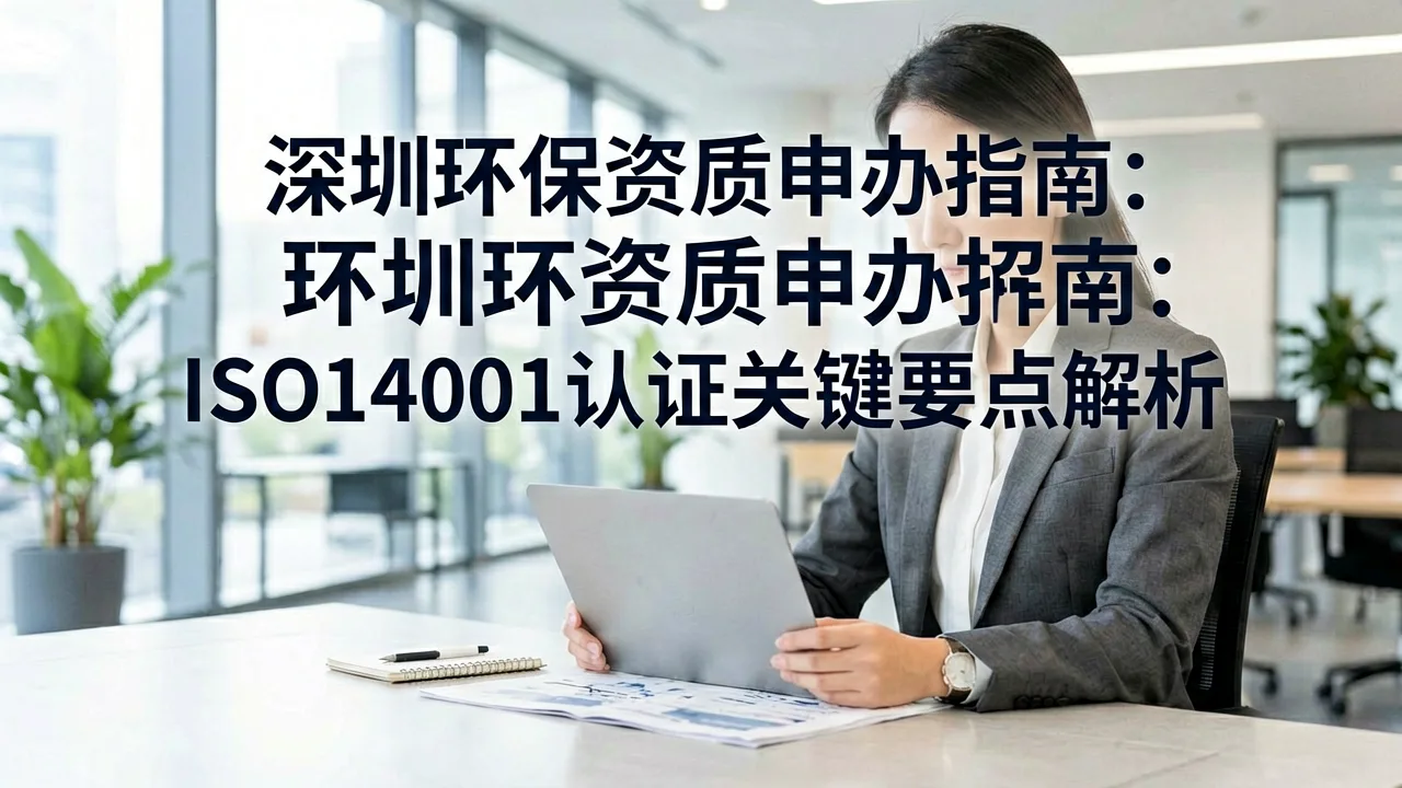 深圳环保资质申办指南：ISO14001认证关键要点解析
