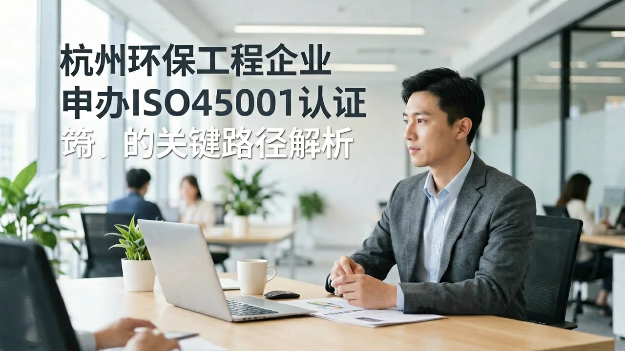 杭州环保工程企业申办ISO45001认证的关键路径解析